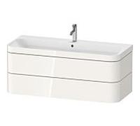 Duravit Happy D.2 Plus meuble-lavabo HP4639O22220000 117,5x49cm, 2 tiroirs, trou pour robinetterie 2000 , blanc brillant
