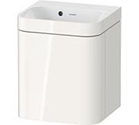 Duravit Meuble-lavabo Happy D.2 Plus 40x36 cm porte 2000, charnières à gauche, blanc brillant