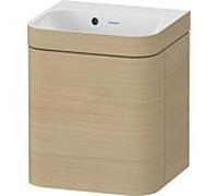 Duravit Happy D.2 Plus meuble sous-lavabo HP4633N71710000 40x36cm, porte 2000 , charnière à gauche, sans trou pour robinetterie, chêne méditerranéen
