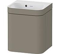 Duravit Meuble sous-vasque Happy D.2 Plus c-bonded 40×36 cm 1 porte gauche Gris pierre