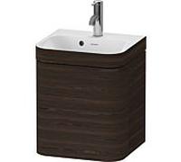 Duravit Happy D.2 Plus meuble sous-lavabo HP4634O69690000 40x36cm, porte 2000 , charnière à droite, avec trou pour robinet, noyer brossé