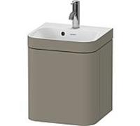 Duravit Meuble-lavabo Happy D.2 Plus 40x36 cm, 1 porte gauche, trou robinet, gris pierre satiné