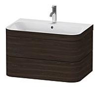 Duravit Happy D.2 Meuble avec vasque, 2 tiroirs, HP4637O6969, c-bonded