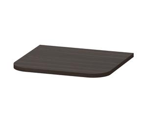 Duravit Happy D.2 Plus Plaques de recouvrement pour armoires mi-hautes, 403x364mm, HP030006969, Couleur: Noyer brossé Placage bois véritable