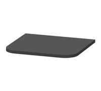 Duravit Happy D.2 Plus Plaques de recouvrement pour armoires mi-hautes, 403x364mm, HP030008080, Couleur: Décor graphite super mat