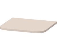 Duravit Happy D.2 Plus Plaques de recouvrement pour armoires mi-hautes, 403x364mm, HP030008383, Couleur: Décor taupe super mat