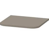 Duravit Happy D.2 Plus Plaques de recouvrement pour armoires mi-hautes, 403x364mm, HP030009292, Couleur: Gris pierre Vernis satiné mat Soie