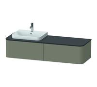 Duravit Happy D.2 Plus support de lavabo de console mural, 1600 x 550 mm, 2
