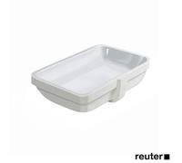 Duravit Lavabo à encastrer Happy D.2 480x345 mm sans trous avec trop-plein blanc sans WonderGliss