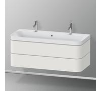 Duravit vasque à poser Happy D.2 Plus HP4379O39390000 117,5x49cm, 2 tiroirs, blanc