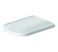 Duravit Happy D.2 WC siège de spécification 0064610000 sans doux, blanc, charnières en acier inoxydable