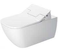 Duravit Happy D.2 WC suspendu Duravit Rimless pour SensoWash®, 2550592000, Couleur: Blanc avec HygieneGlaze