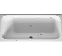 Duravit Happy D.2 - Whirlwanne 1600 x 700 mm Einbauversion links Jet-System weiß