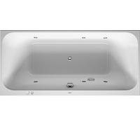 Duravit Happy D.2 - Whirlwanne 1900 x 900 mm Einbauversion Jet-System weiß