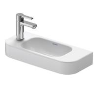 Duravit HappyD 2 lave-mains avec trop-plein avec trou de robinet à droite 50x22cm avec WonderGliss blanc 07115000081
