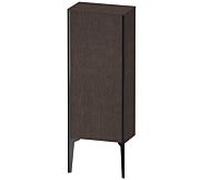 XViu Duravit 40x24x89cm de XV1305LB272 haute armoire, noir mat, porte à gauche, brossé chêne foncé