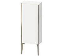 Duravit haut moyen XViu XV1305RB118 40x24x89cm, champagne mat, porte à droite, blanc mat