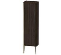 Duravit XViu XV1315 Armoire mi-haute verticale, 400x240 mm, hauteur 1330 mm, 1 butÃ©e de porte gauche, Couleur (avant/corps): champagne mat/noyer brossÃ© - XV1315LB169