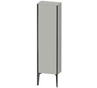 Duravit haut moyen XViu XV1315RB207 40x24x133cm, noir mat, porte à droite, gris béton mat
