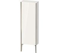 Duravit haut moyen XViu XV1316LB122 50x24x133cm, champagne mat, porte à gauche, blanc brillant