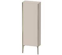 Duravit XViu XV1316 Armoire mi-haute verticale, 500x240 mm, hauteur 1330 mm, 1 butée de porte droite, XV1316RB191, Couleur: champagne mat/taupe