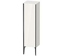 Duravit haut moyen XViu XV1325RB285 40x36x133cm, noir mat, porte à droite, blanc brillant