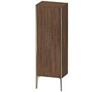 Duravit haut moyen XViu XV1326LB121 50x36x133cm, champagne mat, porte à gauche, noyer foncé