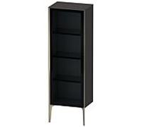 Duravit haut moyen XViu XV1368RB180 50x36x133cm, porte vitrée, champagne mat, porte à droite, graphite supermat
