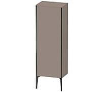 Duravit haut XViu XV1326RB243 50x36x133cm, noir mat, porte à droite, basalte mat