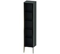 Duravit haut XViu XV1375LB138 40x36x177cm, porte vitrée, champagne mat, porte à gauche, gris dolomiti brillant