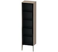 Duravit haut XViu XV1376LB175 50x36x177cm, porte vitrée, champagne mat, porte à gauche, lin