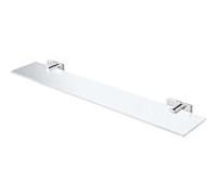 Duravit Karree étagère en verre 0099501000 60 x 11 cm, verre mat, support chromé