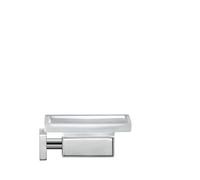 Duravit Porte-savon Karree 0099521000 11,5 x 12,2 cm Verre blanc mat Support chromé