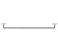 Duravit Karree porte-serviettes chrome 0099601000
