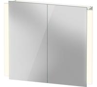 Duravit Ketho.2 armoire de toilette, version Better, éclairage LED, 2 portes, 800x700x157mm, prise F, K27136000000000, Exécution: sans éclairage du lavabo