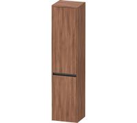 Duravit ketho.2 armoire haute 40x36x176cm 2 portes à gauche en aggloméré noyer mat k21329l79790000