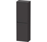 Duravit Ketho.2 Armoire mi-haute 40x24x132cm 2 Portes à droite Panneau de particules Graphite Mat k21319r80800000