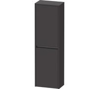 Duravit Ketho.2 armoire mi-haute, charniÃšres Ã gauche, 1320x400x240mm, K21319L, Coloris: supermatt en graphite - K21319L80800000