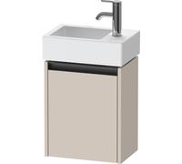 Duravit Ketho.2 bâti-support de lavabo, charnières à gauche, 364x440x238mm, pour Vero Air 072438, K25071L91910000, Couleur: DÃ©cor taupe mat