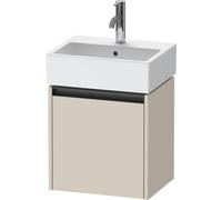Duravit Ketho.2 bâti-support de lavabo, charnières à gauche, 434x440x338mm, pour Vero Air 072445, K25070L83830000, Couleur: taupe supermatt