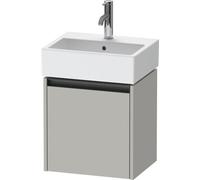 Duravit Ketho.2 bâti-support de lavabo, charnières à gauche, 434x440x338mm, pour Vero Air 072445, K25070L07070000, Couleur: DÃ©cor gris bÃ©ton mat