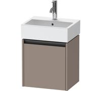 Duravit Ketho.2 bâti-support de lavabo, charnières à gauche, 434x440x338mm, pour Vero Air 072445, K25070L43430000, Couleur: Décor basalte mat