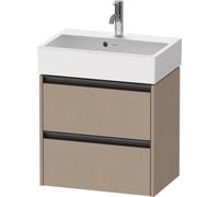 Duravit Ketho.2 bâti-support de lavabo, Compact, 584x549x390mm, pour Vero Air 236860, K25273075750000, Couleur: Décor en lin