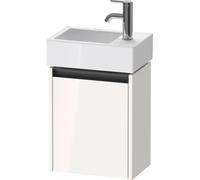 Duravit Ketho.2 bâti-support de lavabo suspendu, 1 porte, charnière à gauche, 364x440x238mm, pour Vero Air 072438, K25071L22220000, Couleur: Décor blanc brillant