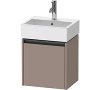 Duravit Ketho.2 bâti-support de lavabo suspendu, 1 porte, charnière à gauche, 434x440x338mm, pour Vero Air 072445, K25070L43430000, Couleur: Décor basalte mat