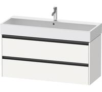 Duravit Ketho.2 bâti-support de lavabo suspendu, 2 tiroirs, 1184x440x460mm, pour Vero Air 235012, K25279018180000, Couleur: Décor blanc mat