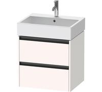 Duravit Ketho.2 bâti-support de lavabo suspendu, 2 tiroirs, 584x440x460mm, pour Vero Air 235060, K25275084840000, Couleur: Blanc super mat Décor