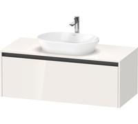 Duravit Ketho.2 bÃ¢ti-support pour lavabo, 1200x459x550mm, K248870, Coloris: DÃ©cor blanc brillant - K24887022220000