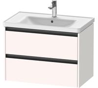 Duravit Ketho.2 bâti-support pour lavabo suspendu, 2 tiroirs, 784x549x455mm, pour D-Neo 236780, K25283084840000, Couleur: Blanc super mat Décor
