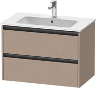 Duravit Ketho.2 bâti-support pour lavabo suspendu, 2 tiroirs, 810x550x480mm, pour ME by Starck 233683, K25263075750000, Couleur: Décor lin mat